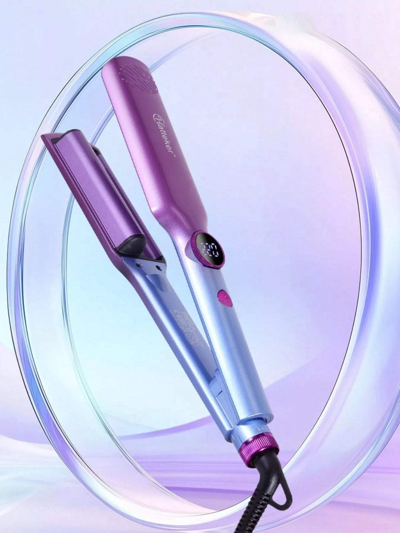 RapidHeat Precision Curling Iron for Effortless Salon-Quality Curls - cas7m