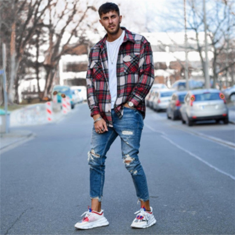 Cotton Comfort Men's Fashion Tee - Trendy & Lightweight - cas7m