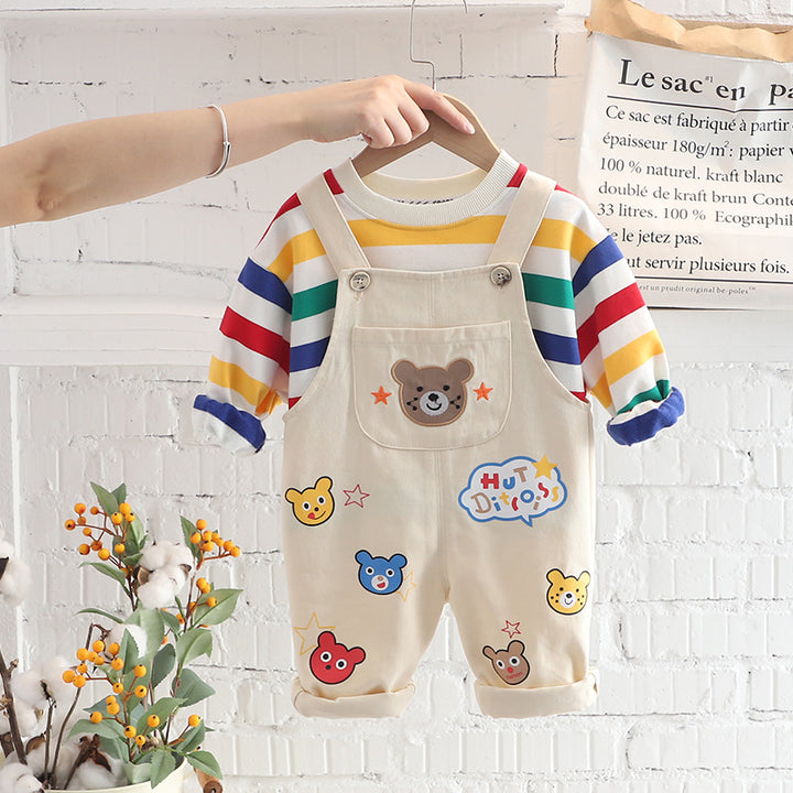 Boys' Top Overalls Suit - cas7m