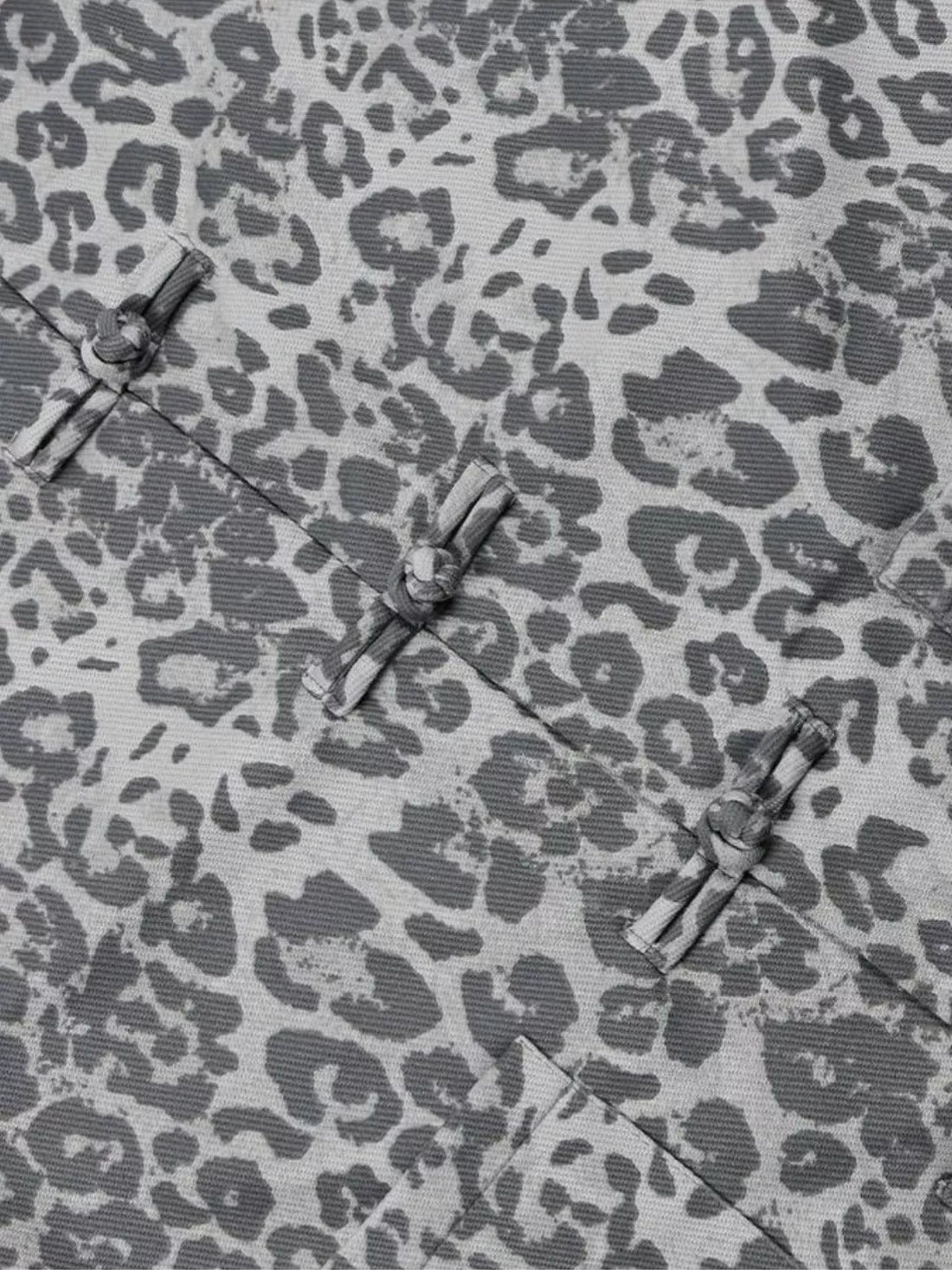 Men's Leopard Button Up Long Sleeve Shirt - cas7m