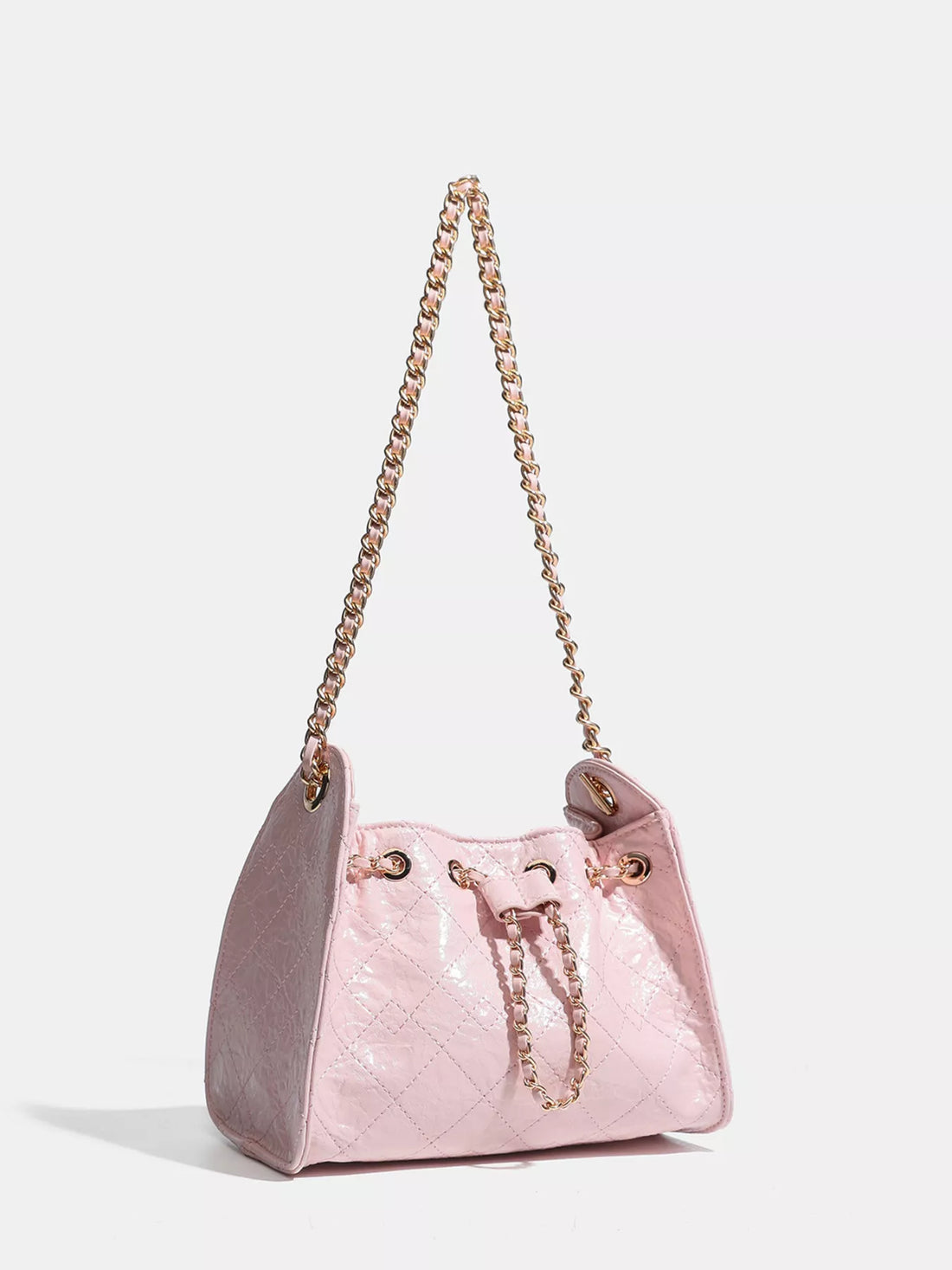 Quilted Chain Crossbody Bag - cas7m