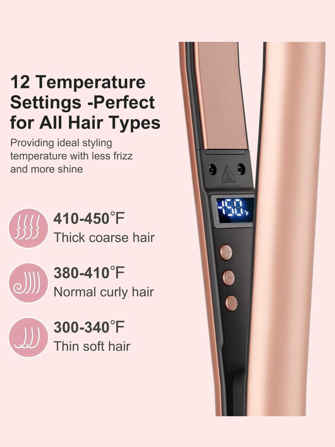 RapidHeat 2-in-1 Hair Styler: Salon-Quality Straightener & Curler - cas7m