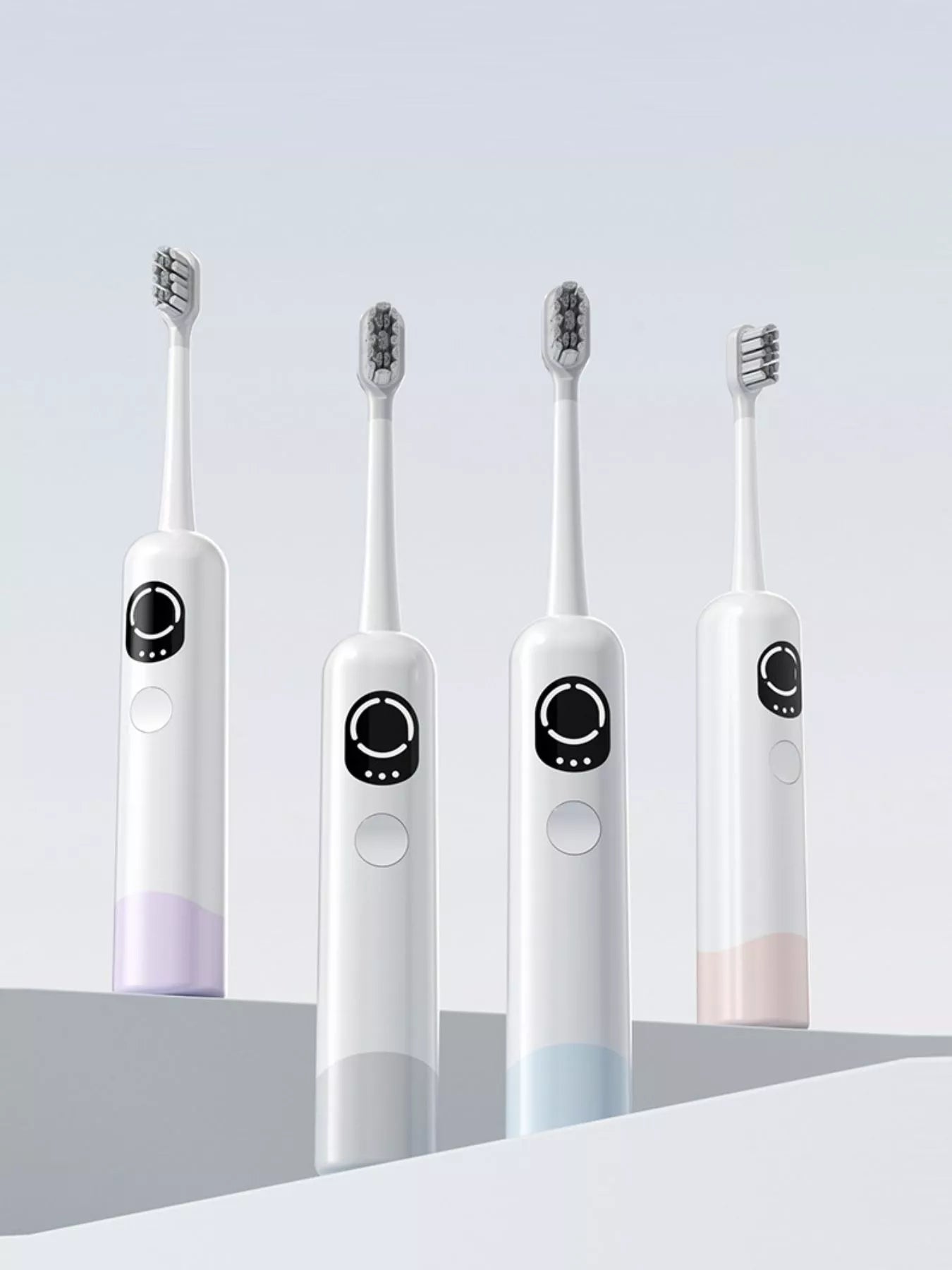 Smart Electric Toothbrush: Sleek, Portable, High-Tech Cleaning - cas7m