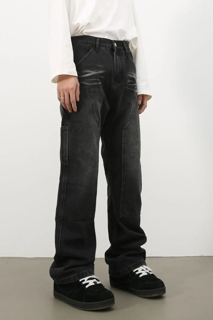 Men's Baggy Jeans with Pockets - cas7m