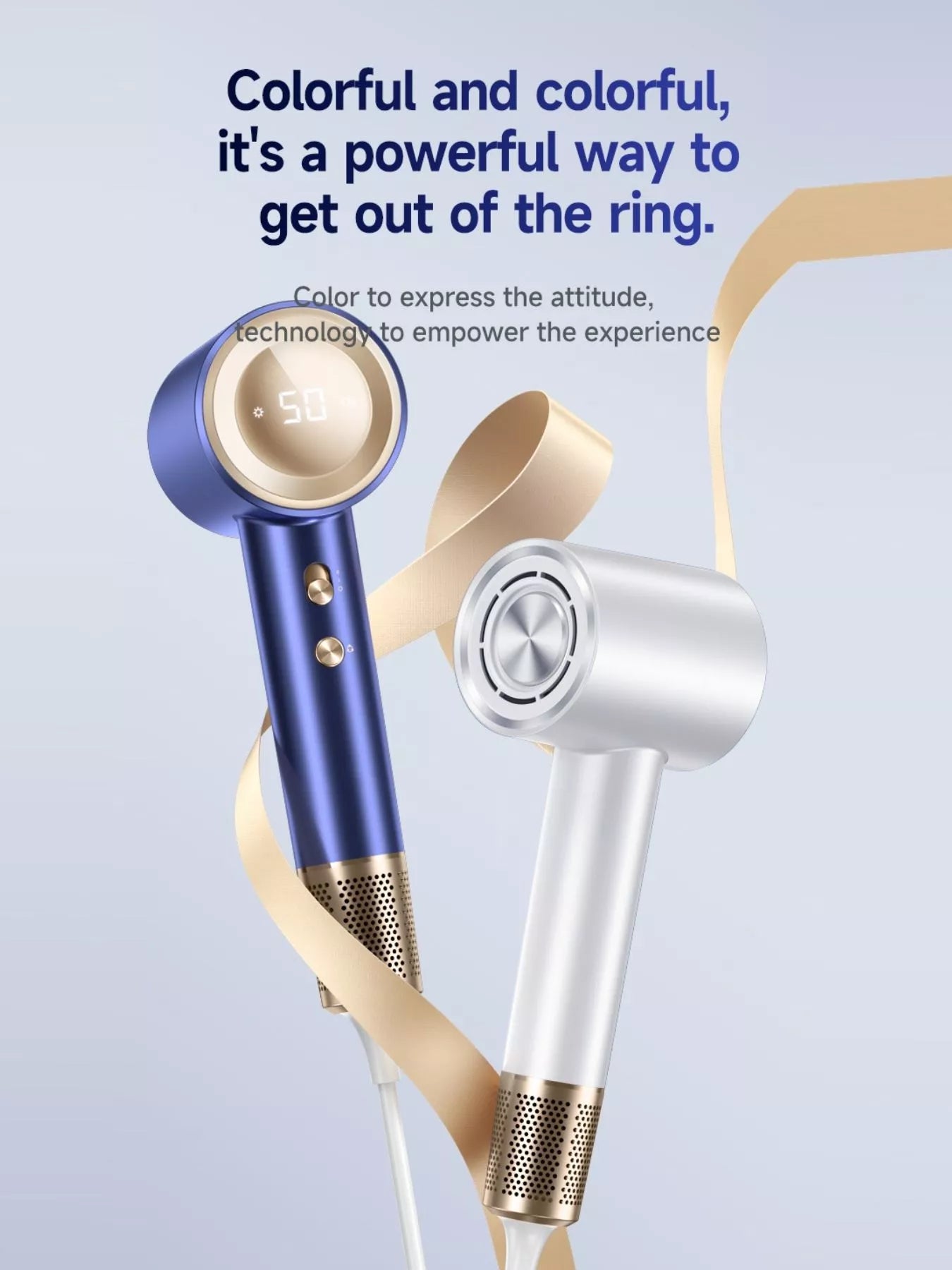 High-Speed Ionic Hair Dryer with Constant Temperature - cas7m