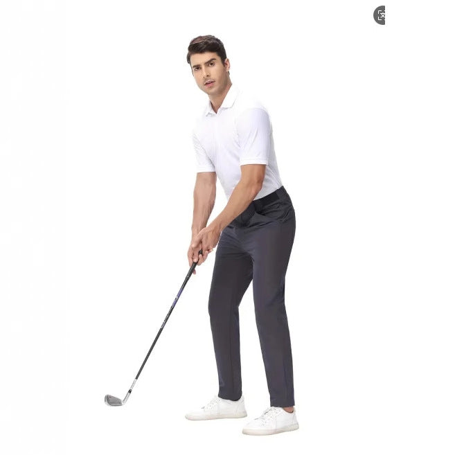 European And American Men's Solid Color Casual Golf Pants - cas7m