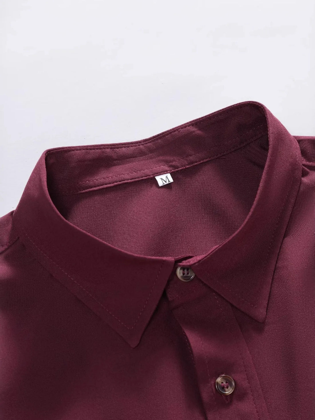 Men's Casual Solid Color Short Sleeve Shirt - cas7m