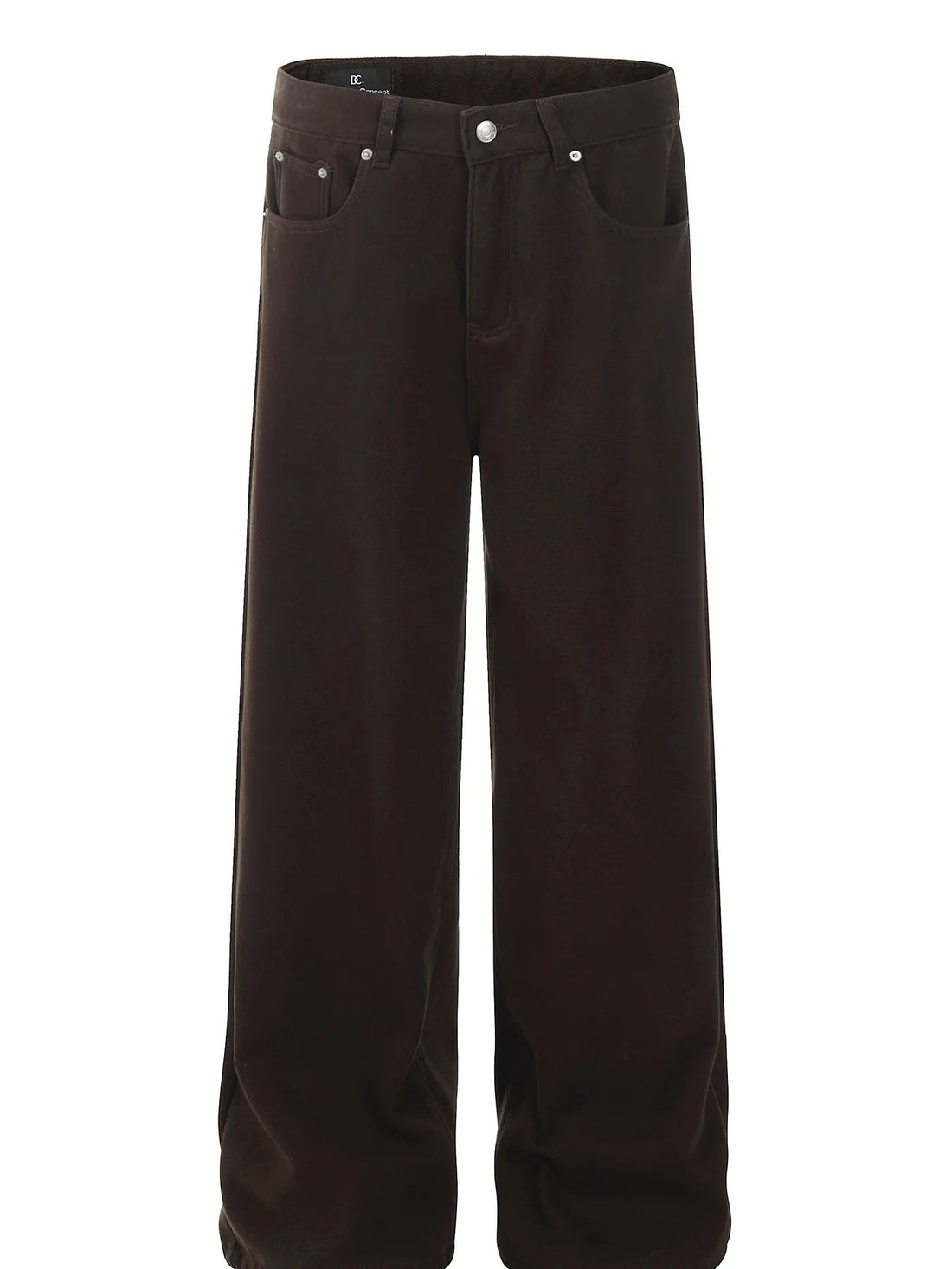 Men's Wide-Leg High-Rise Jeans - cas7m
