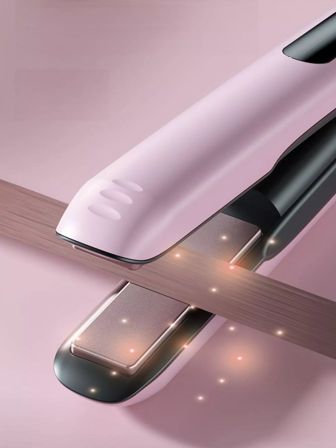 QuickHeat Pro Hair Straightener: Salon Smooth Anywhere - cas7m