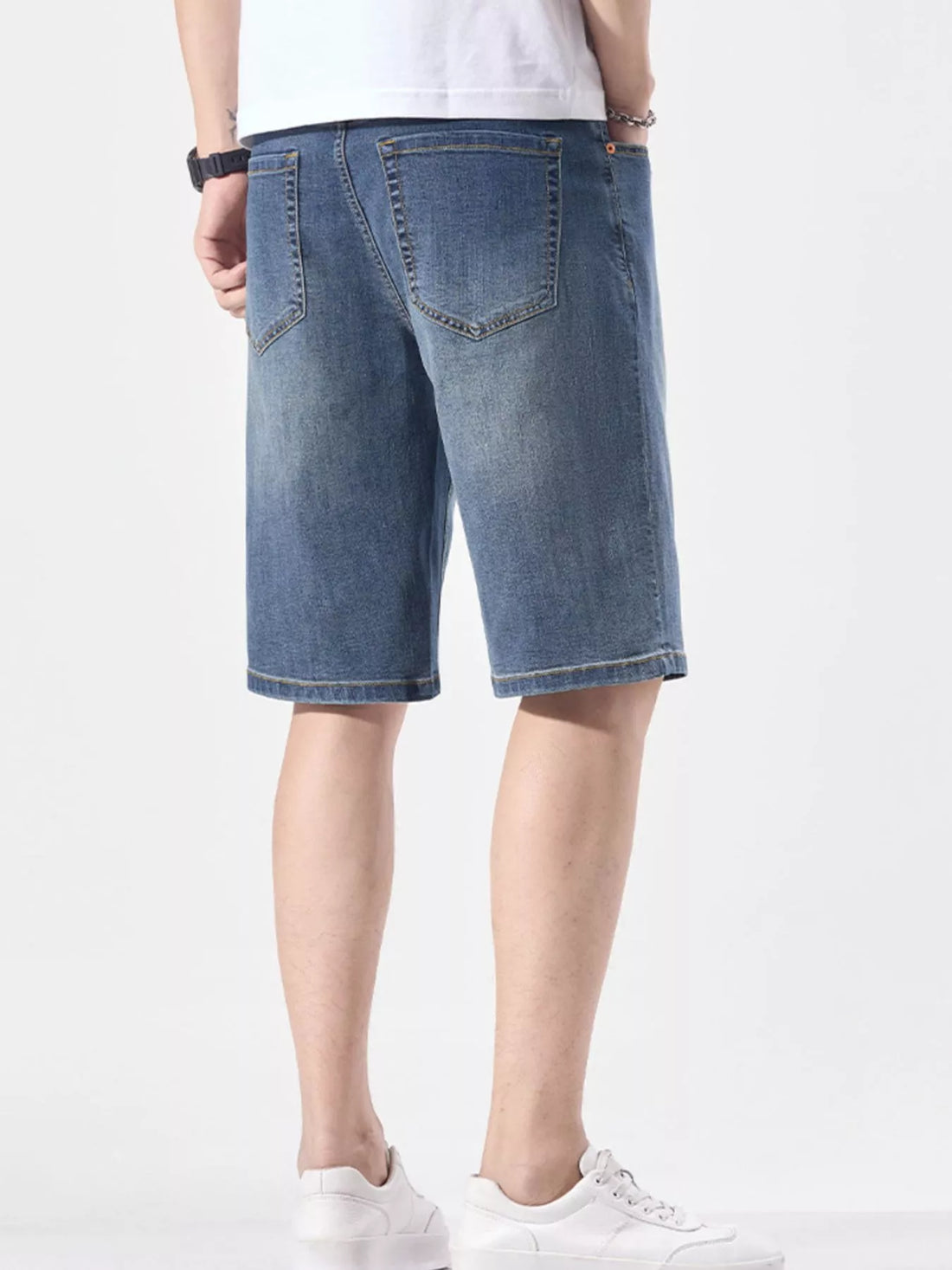 Men's Wash Casual Denim Shorts - cas7m