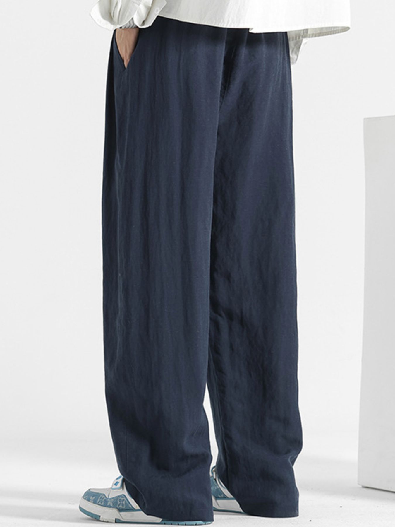Men's Plus Size Casual Loose Fit Pants - cas7m