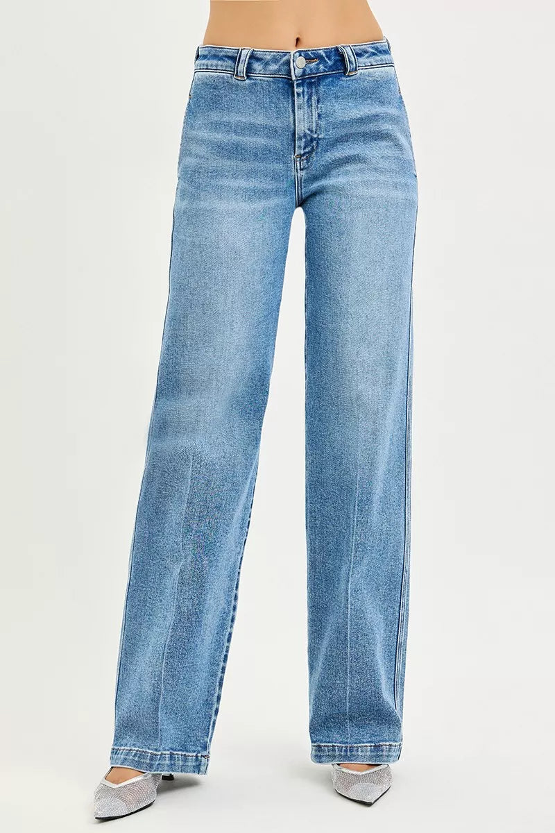 RISEN Slouchy Straight Jeans - cas7m