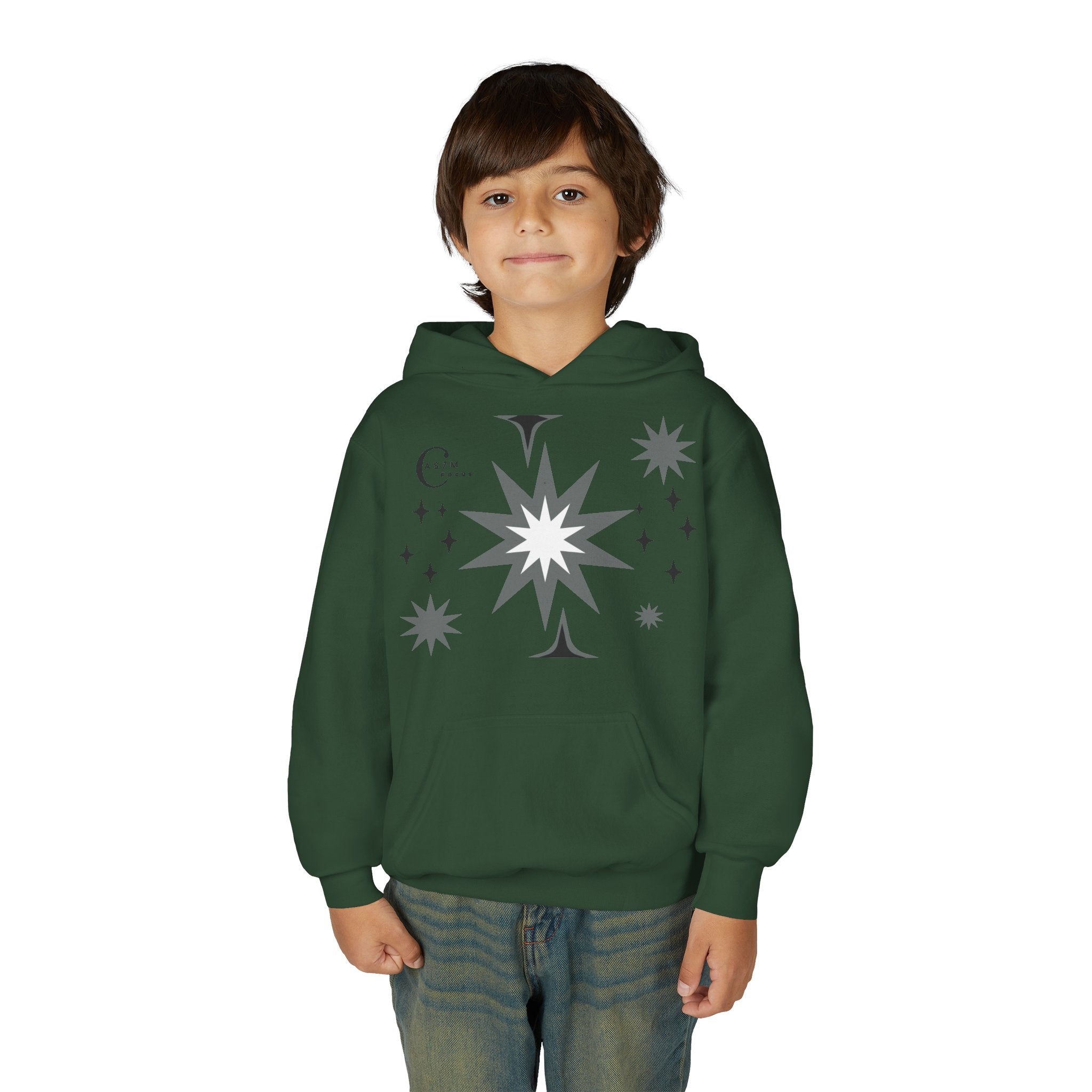 Youth Heavy Blend Hooded Sweatshirt - cas7m