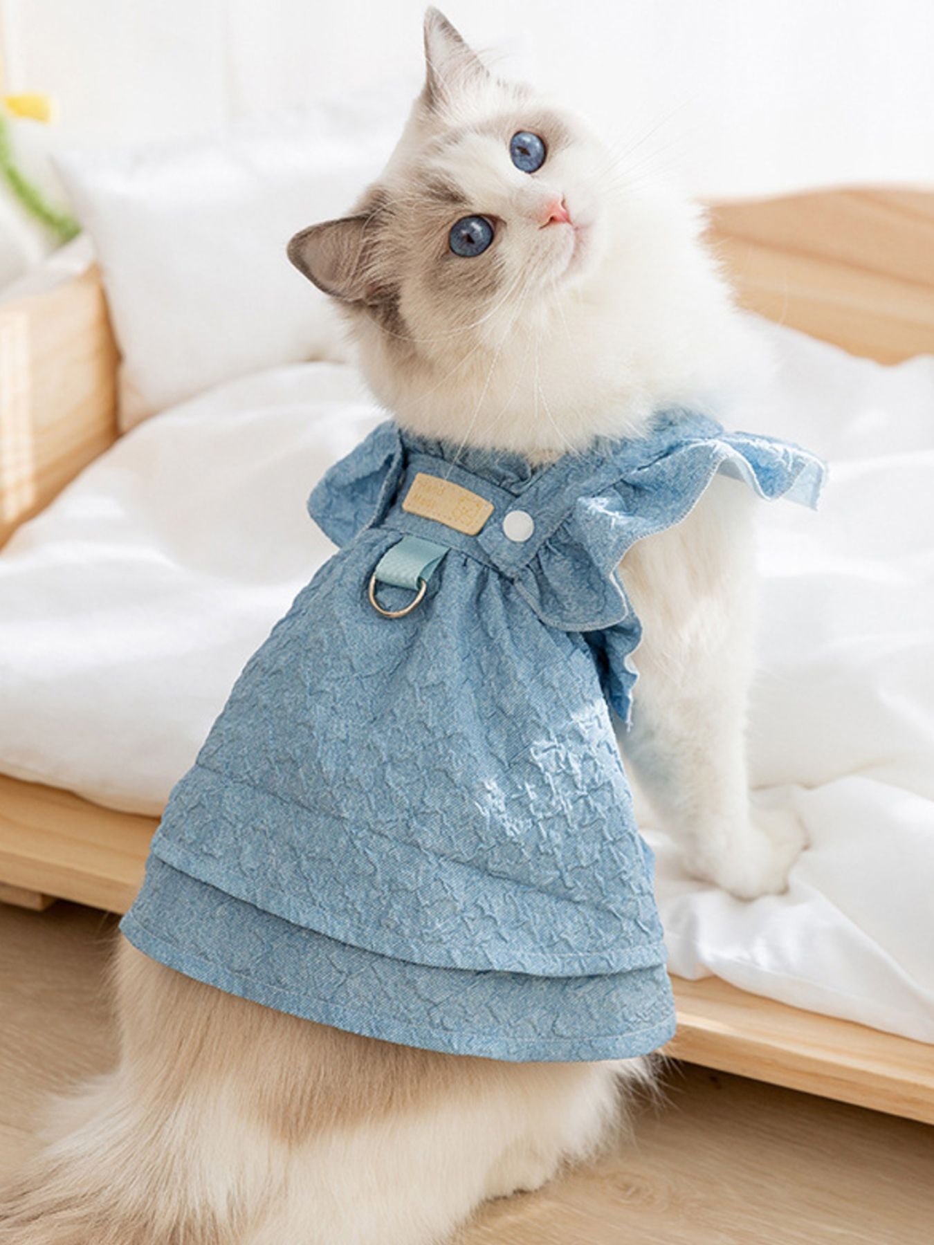 Ruffled Pet Dress - cas7m