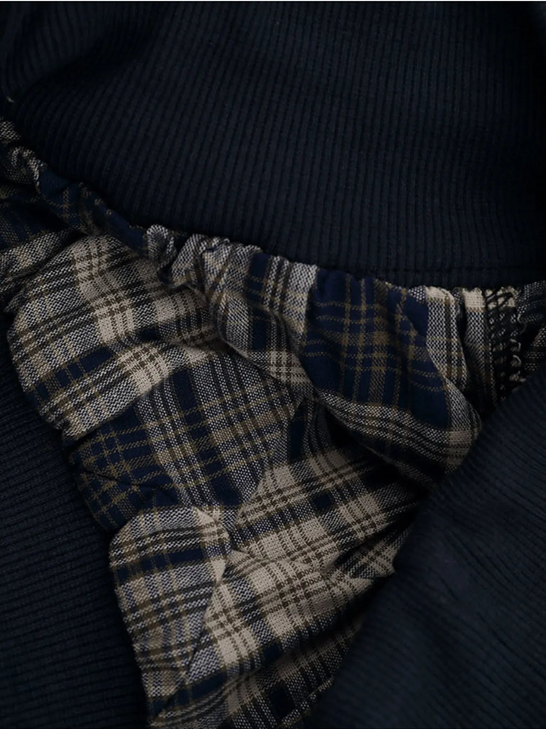 Drawstring Plaid Skort - cas7m