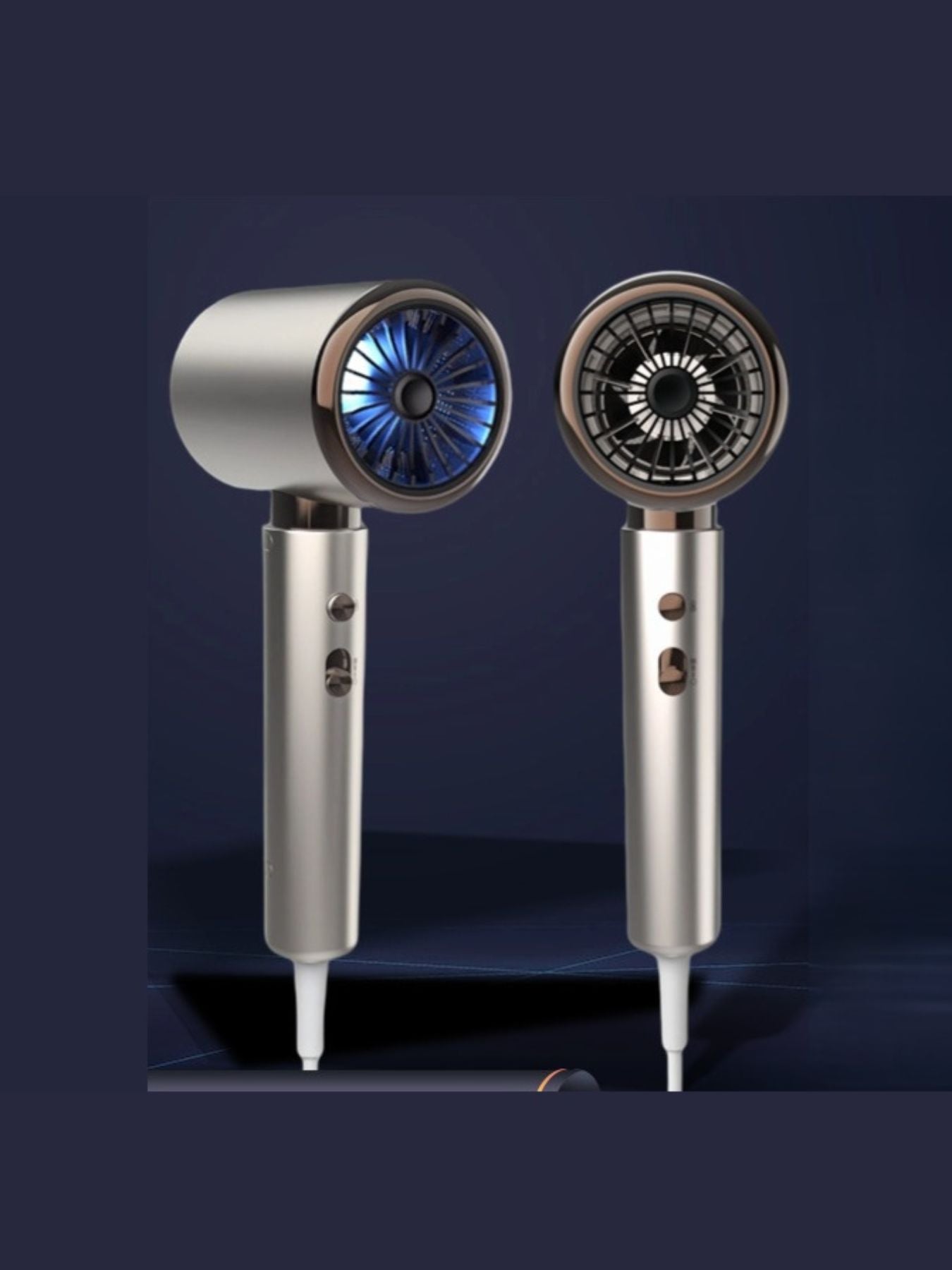 Negative Ion Turbo Hair Dryer: Fast, Frizz-Free, Silky Results - cas7m