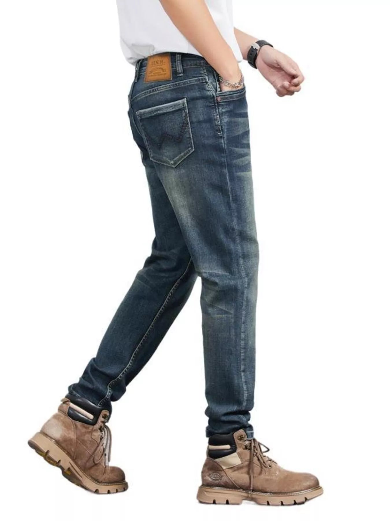 Men's Wash Slim Fit Jeans - cas7m