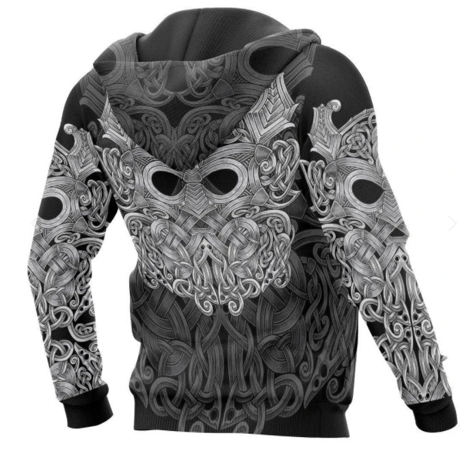 Digital 3D Printed Pullover Hoodie Fashion Hoodie - cas7m