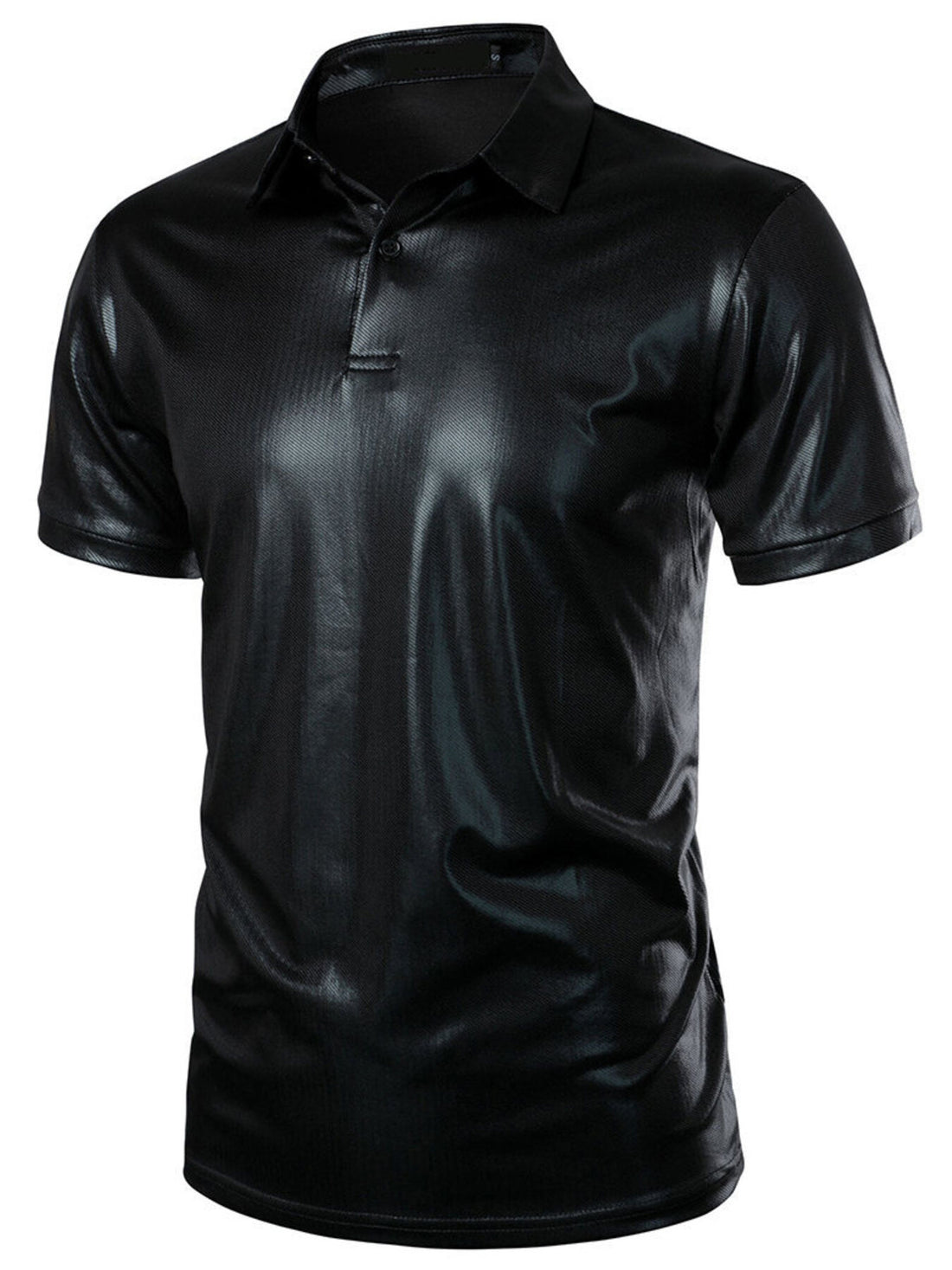 Men's Collared Neck Short Sleeve Polo - cas7m