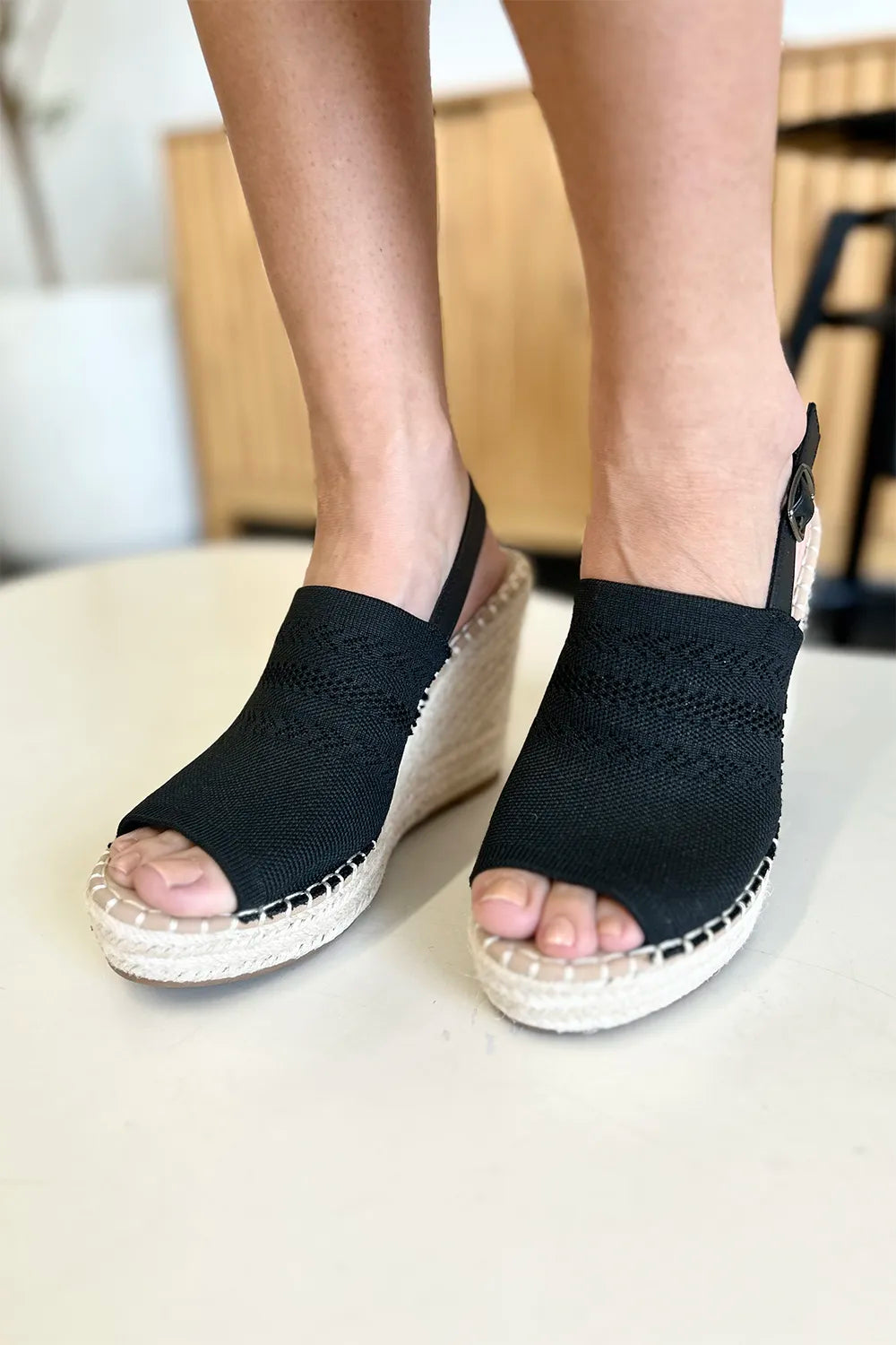 Forever Link Peep Toe High Heel Sandals - cas7m