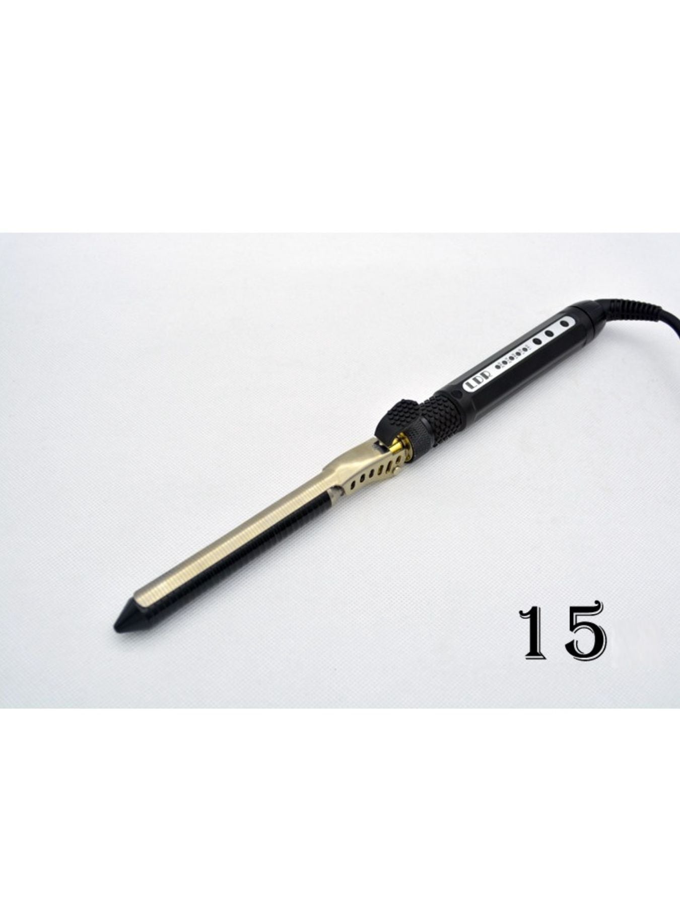 Adjustable Heat Salon-Quality Curling Iron with Anti-Scald Tech - cas7m