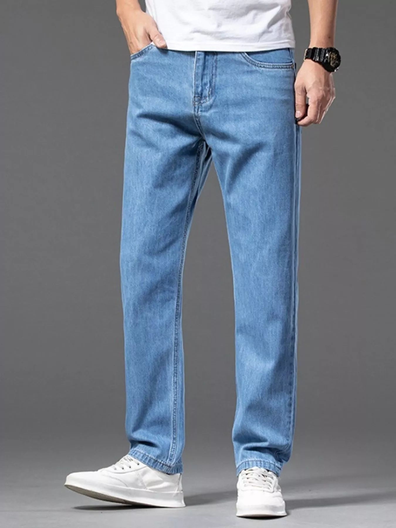 Men's Straight-Leg Jeans - cas7m
