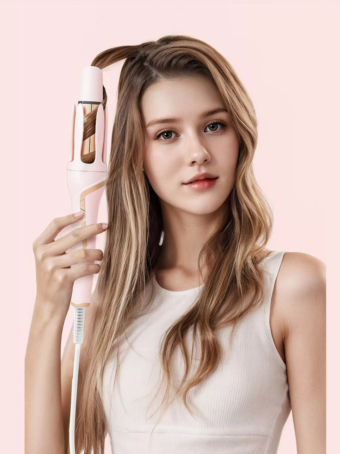 Automatic Anti-Scald ABS Hair Curler - Heat-Free Styling Tool - cas7m