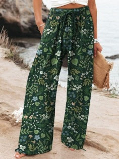 Casual Wide Leg Sports Trousers - cas7m