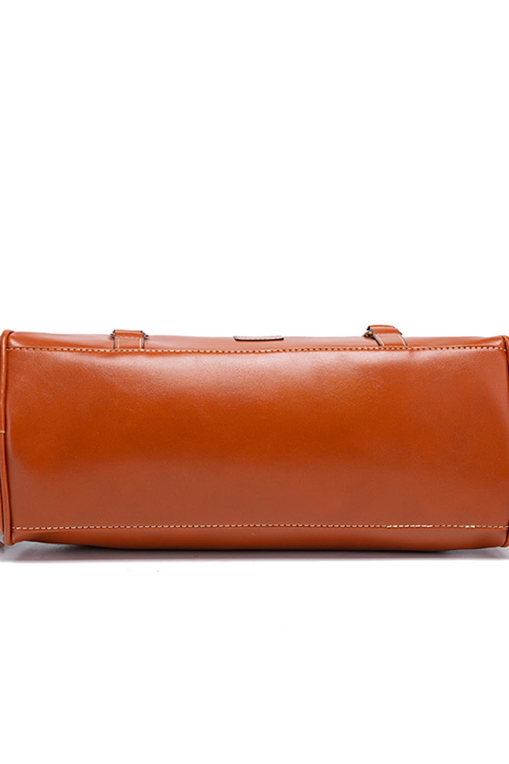 PU Leather Handbag with Tassels - cas7m