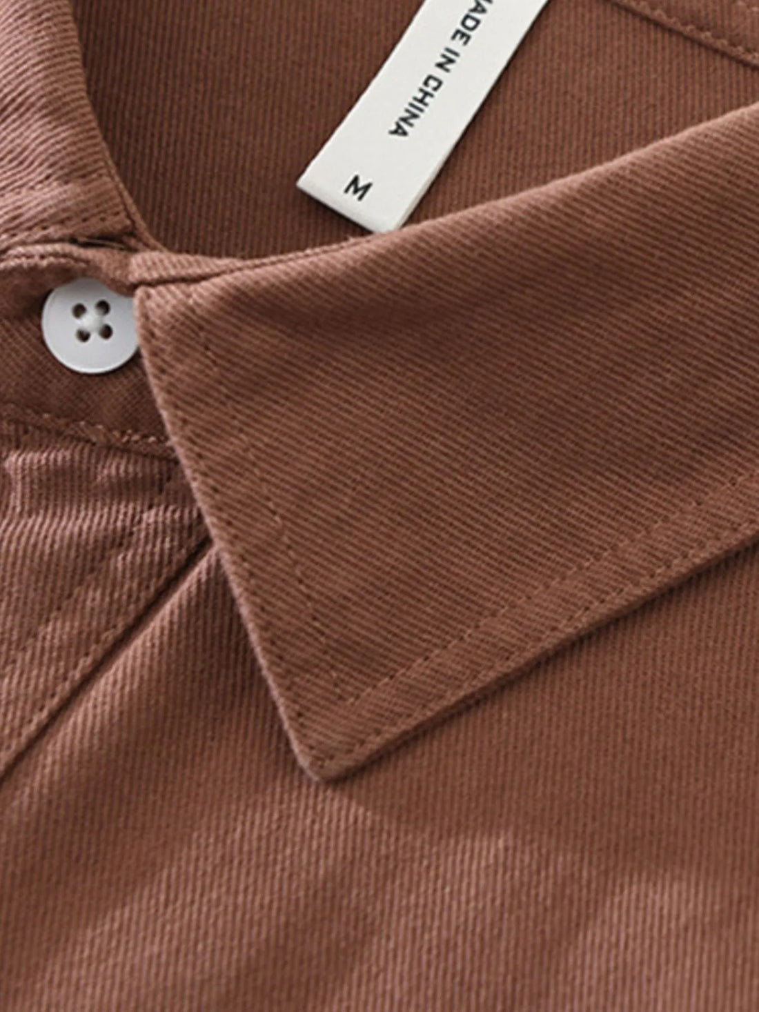 Men's Plus Size Button Detail Long Sleeve Shirt - cas7m