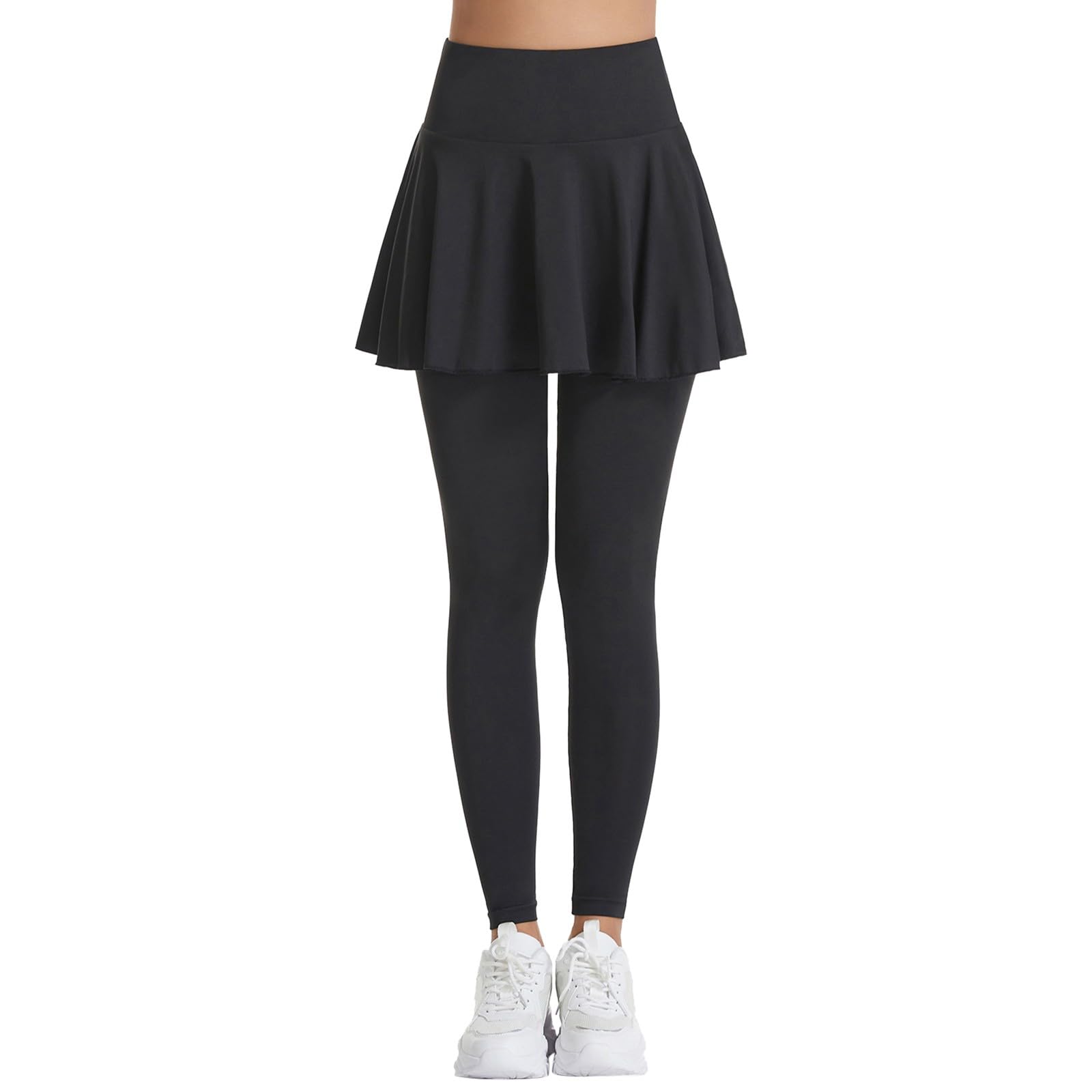 FlareFit Women's High Waist Bootcut Yoga Pants with Pockets - cas7m