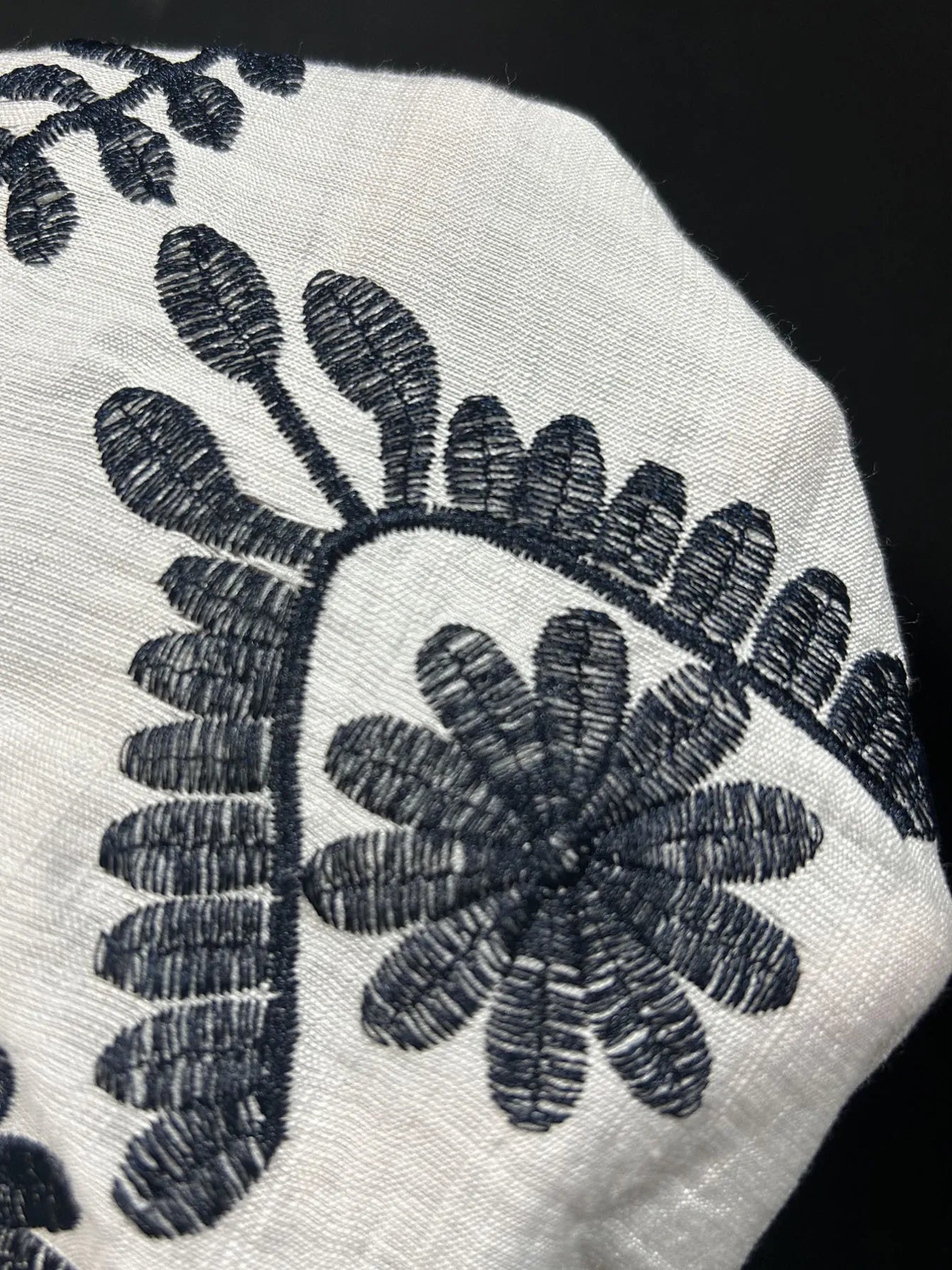 Embroidered Long Sleeve Blouse - cas7m
