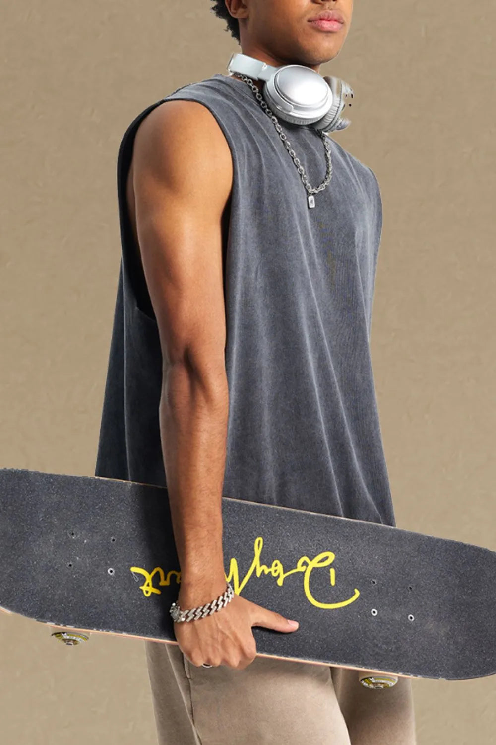 Men's Round Neck Tank - cas7m