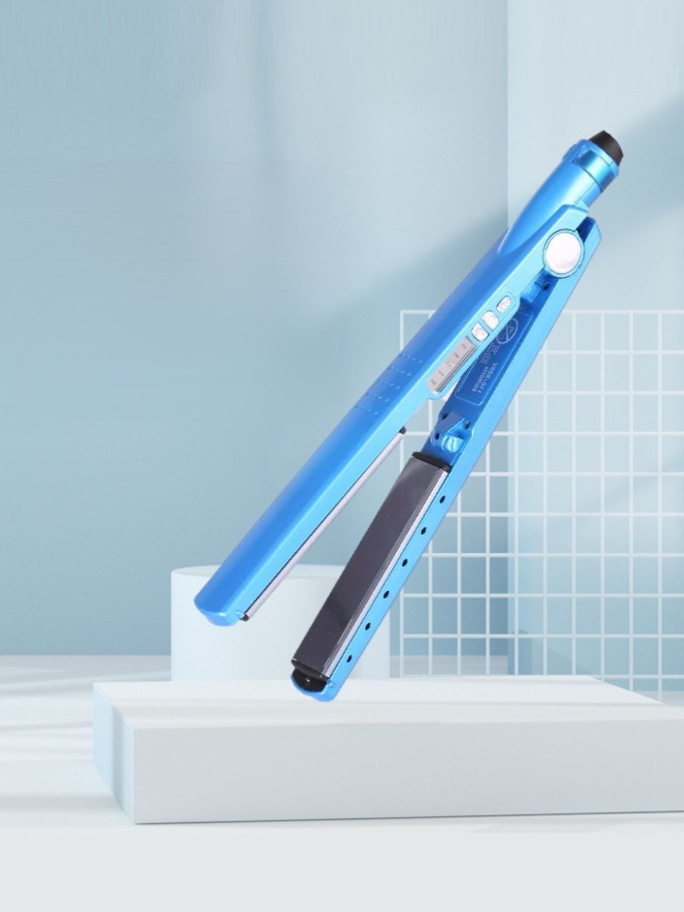 EcoSmart Ceramic Hair Straightener - Safe, Sleek & Sustainable - cas7m