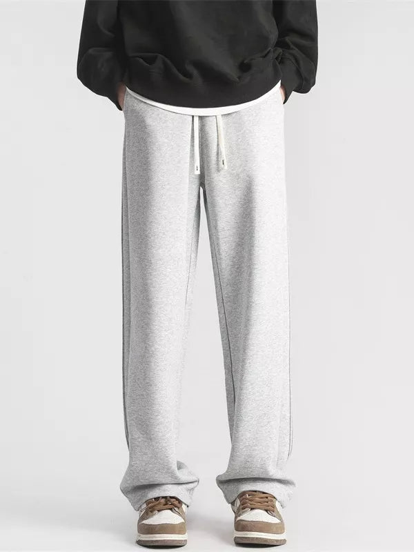 Men's Full Size Casual Loose-Fit Sweatpants with Side Stripes Plus Size - cas7m