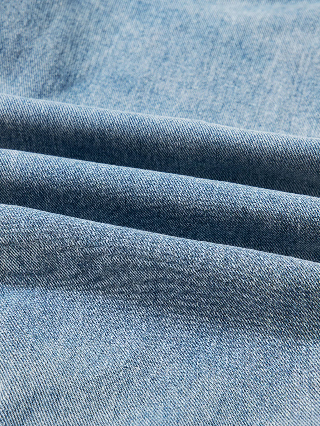 Patched Pockets Side Tie Denim Jacket - cas7m