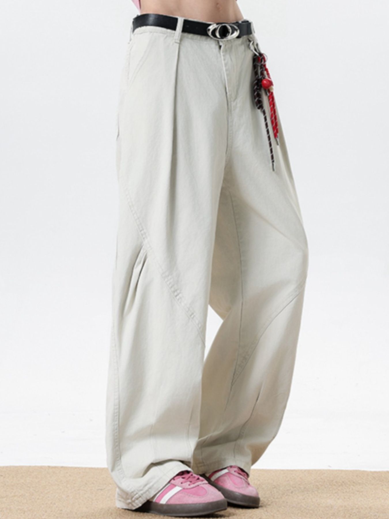 Men's Plus Size Wide Leg Pants - cas7m
