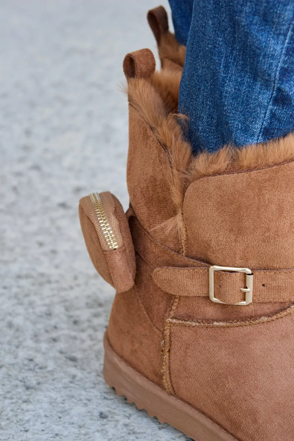 Forever Link Plush Thermal Flat Boots - cas7m