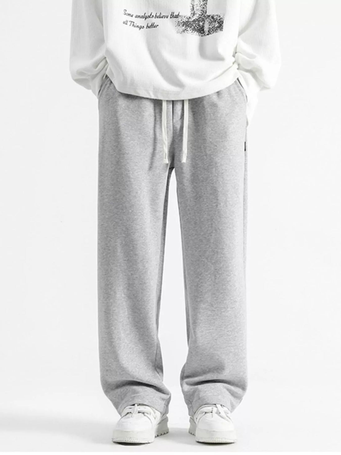 Men's Full Size Casual Loose Fit Sweatpants Plus Size - cas7m