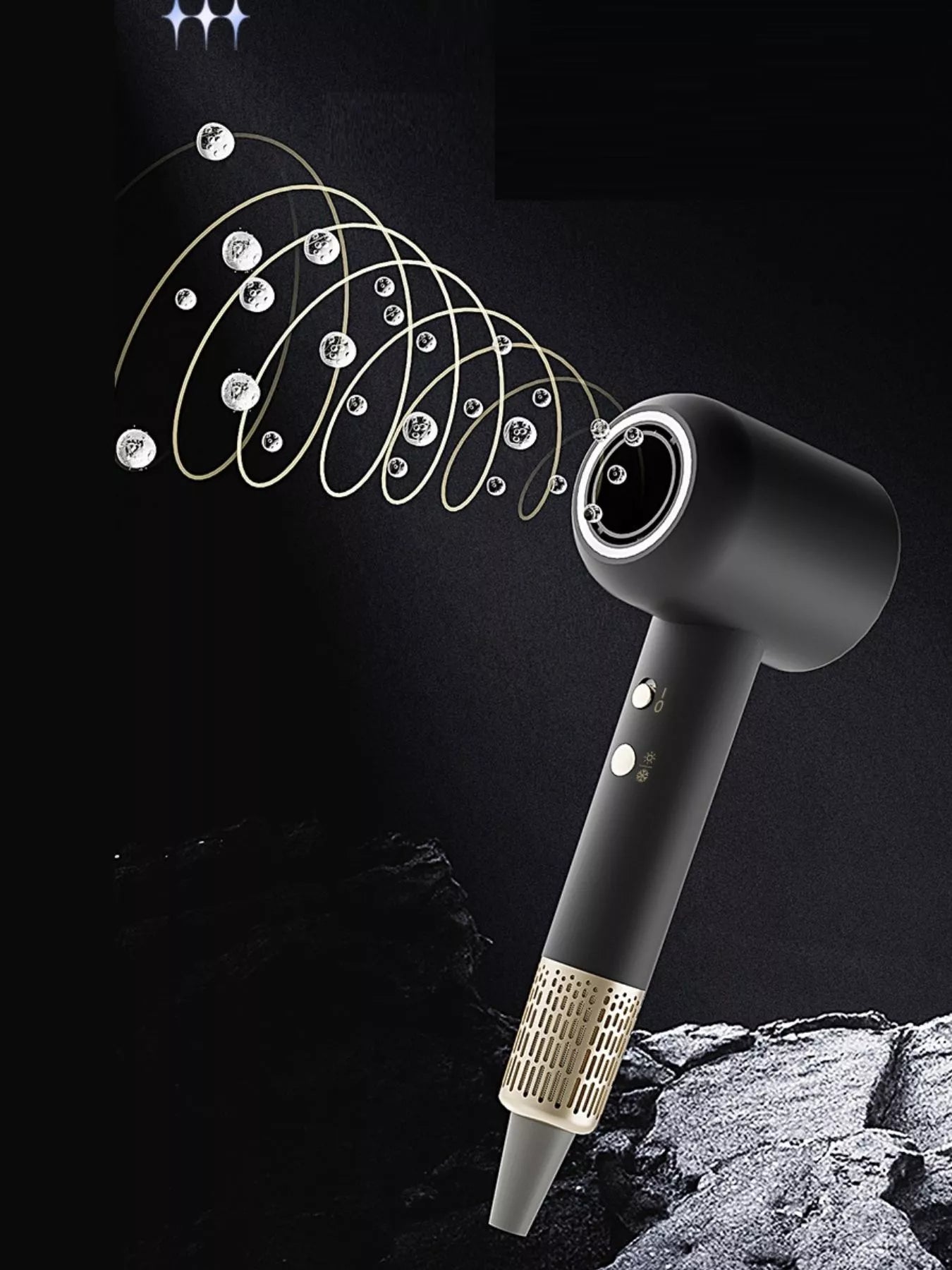 Salon-Quality Ionic Hair Dryer with Fast-Dry & Heat Control - cas7m