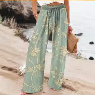 Casual Wide Leg Sports Trousers - cas7m