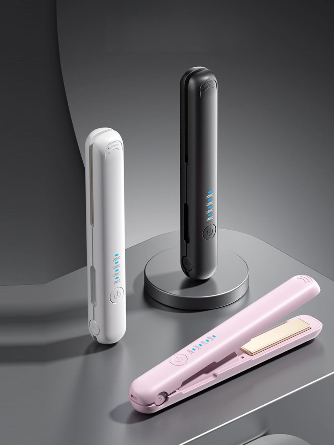 Portable Electric Hair Straightener with Anti-Scald Technology - cas7m