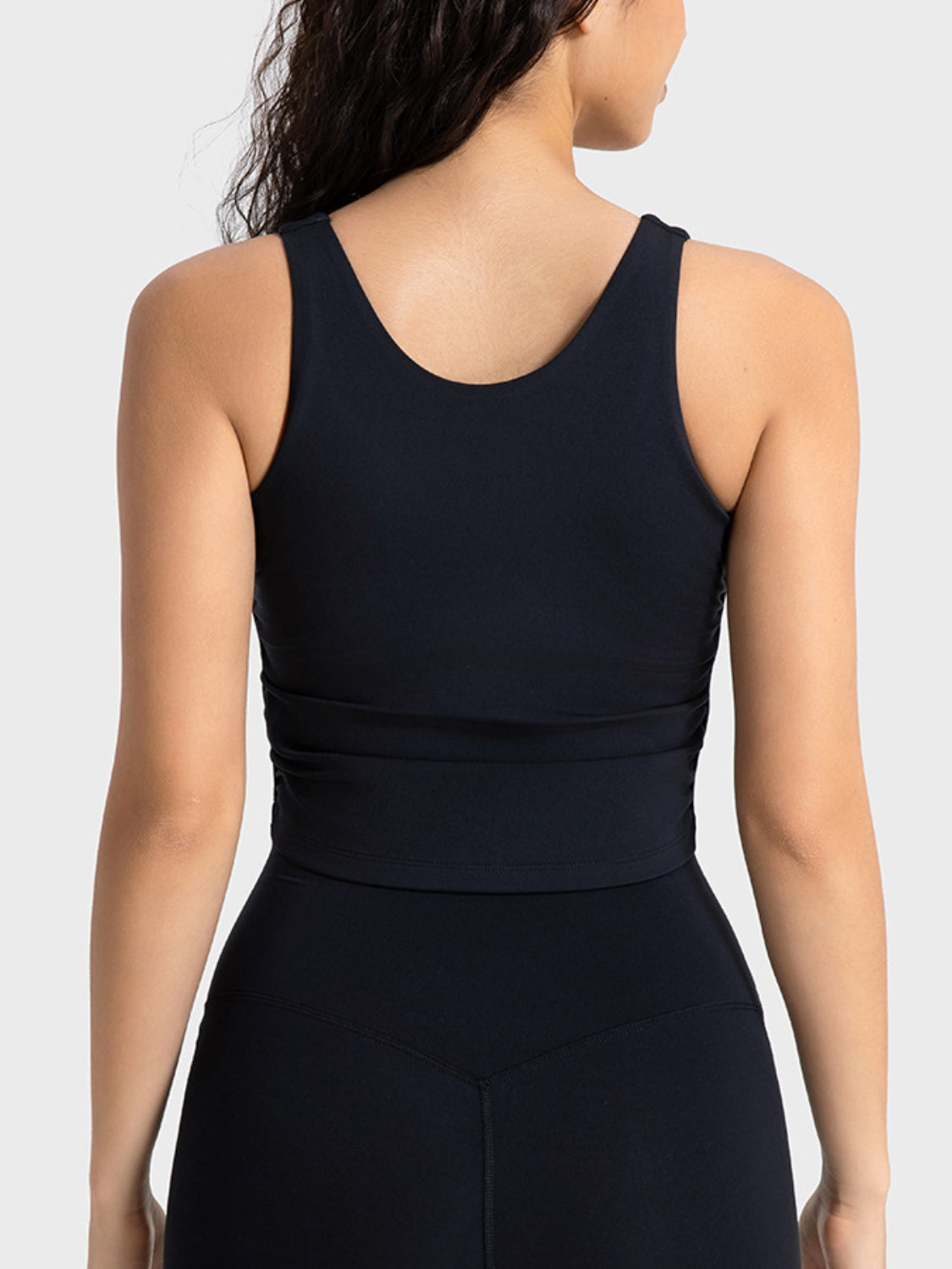 Millennia Cropped Sport Tank - cas7m