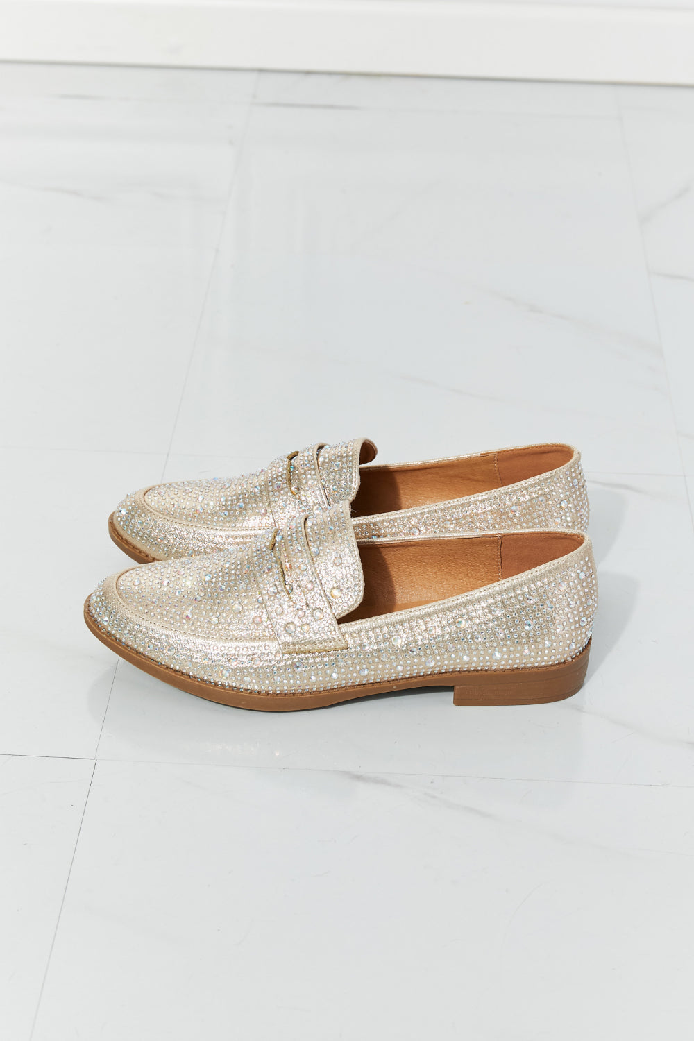 Forever Link Make It Shine Rhinestone Loafers - cas7m