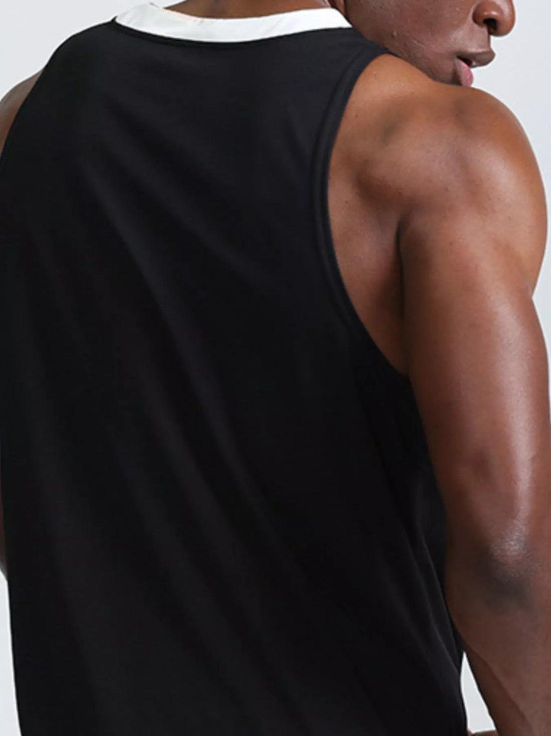 Men's V-Neck Performance Active Tank - cas7m