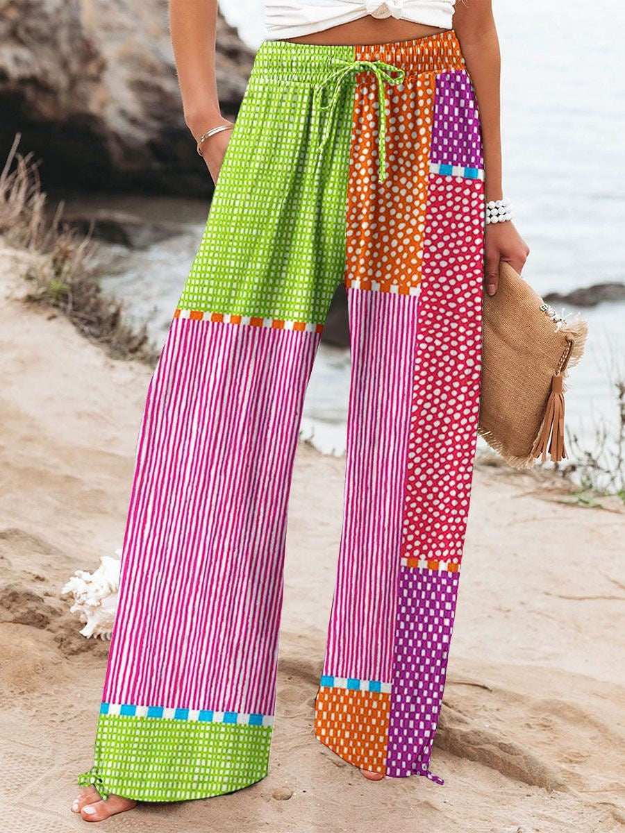 Casual Wide Leg Sports Trousers - cas7m
