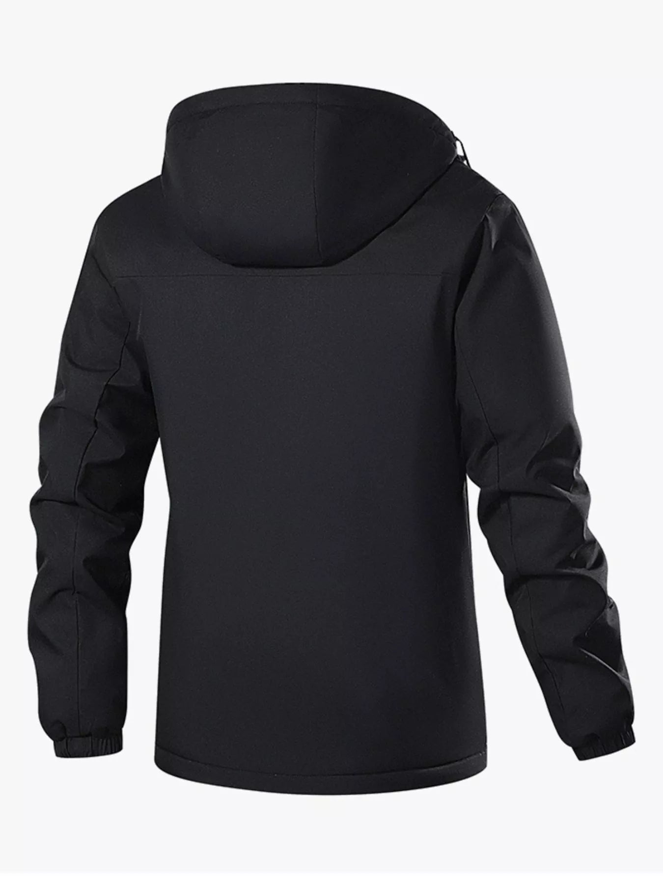 Men's Plus Size Waterproof Hooded Outdoor Jacket - cas7m