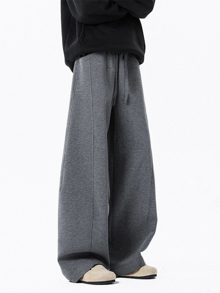 Men's Plus Size Wide Leg Sweatpants - cas7m