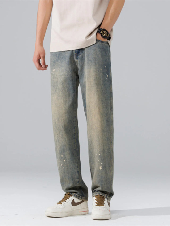 Men's Wide Leg Jeans - cas7m