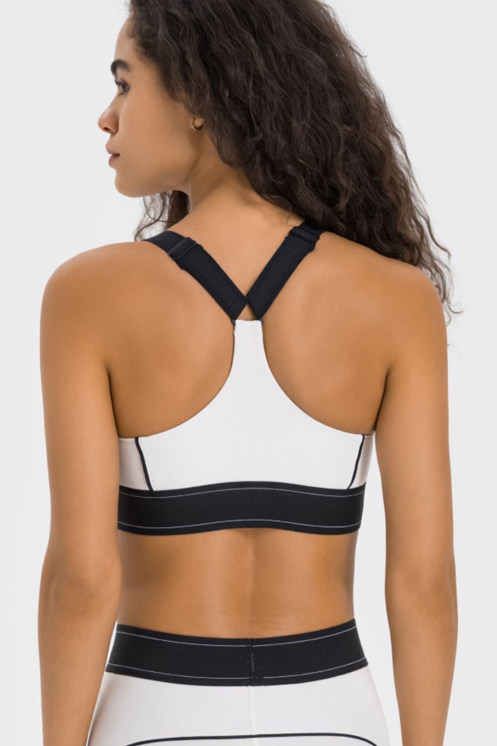 Millennia Contrast Sports Bra - cas7m
